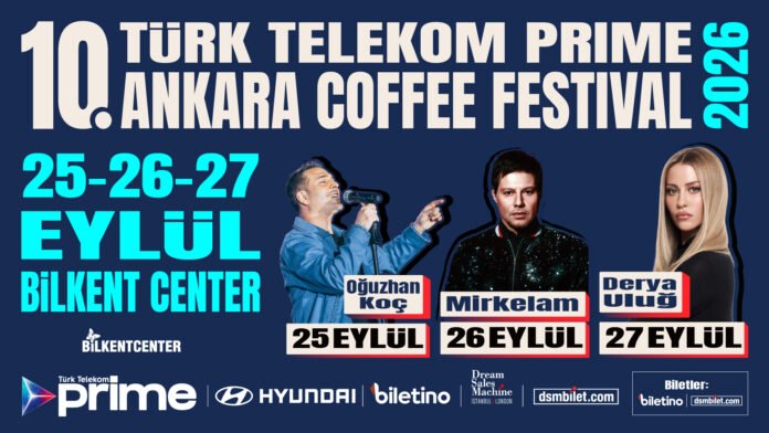 Ankara Coffee Festival, gastronomi ve eğlenceyi bir araya getirecek.